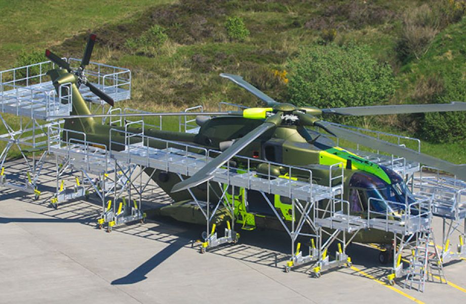 Work Platform for EH-101 helicopter