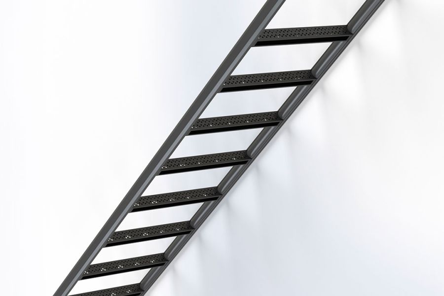 3-meter aluminum ladder