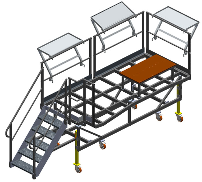 Fennec helicopter maintenance platform from Seasight Solutions