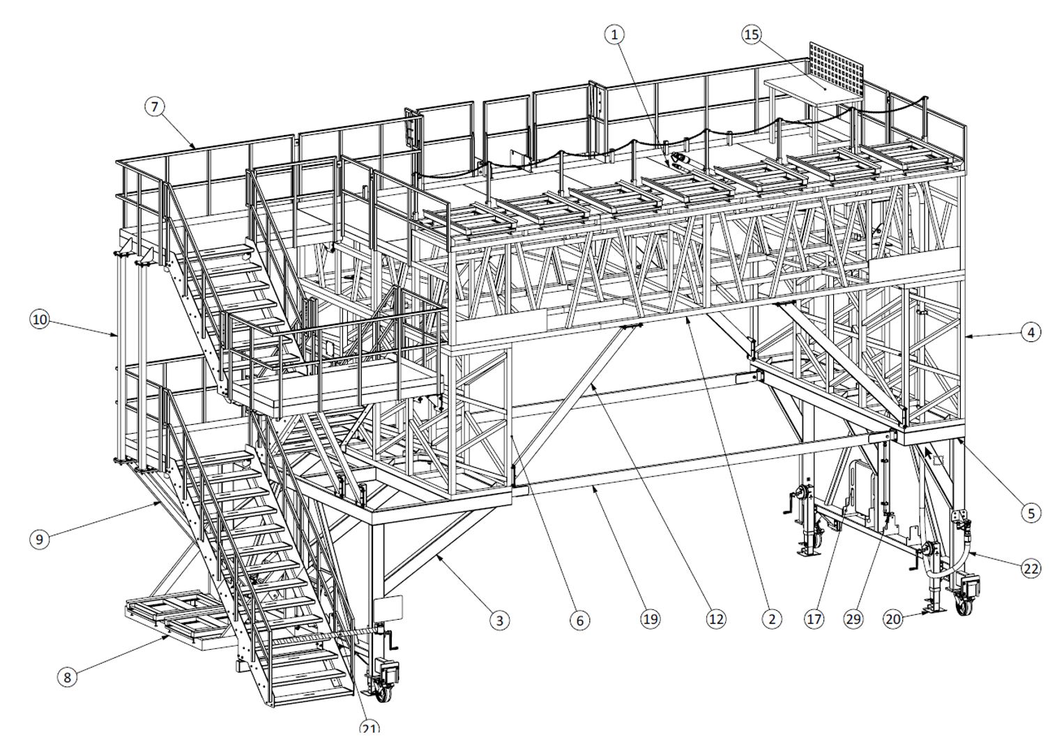 Aluminium Working Platforms 1 - Seasight Solutions